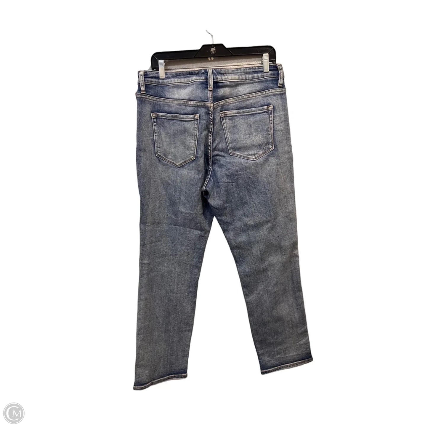 Jeans Straight By Vervet In Blue Denim, Size: 10