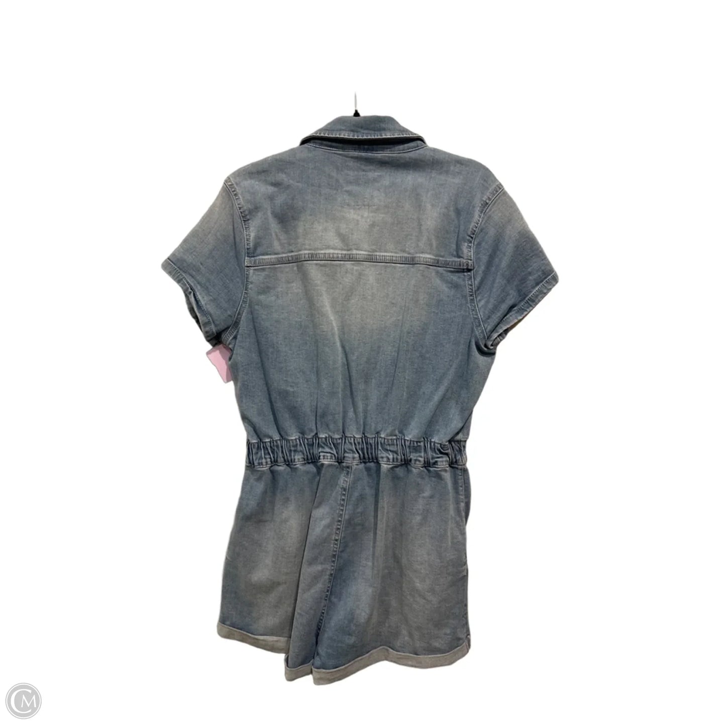 Romper By Celebrity Pink In Blue Denim, Size: M