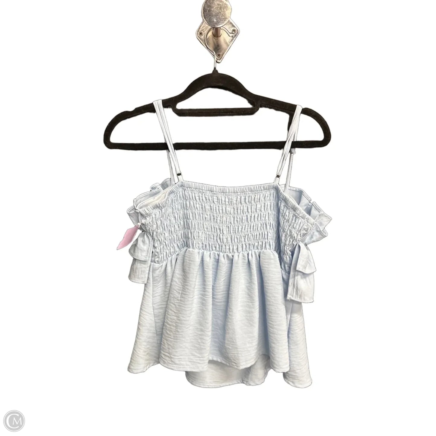 Top Sleeveless By Sienna Sky In Blue, Size: S
