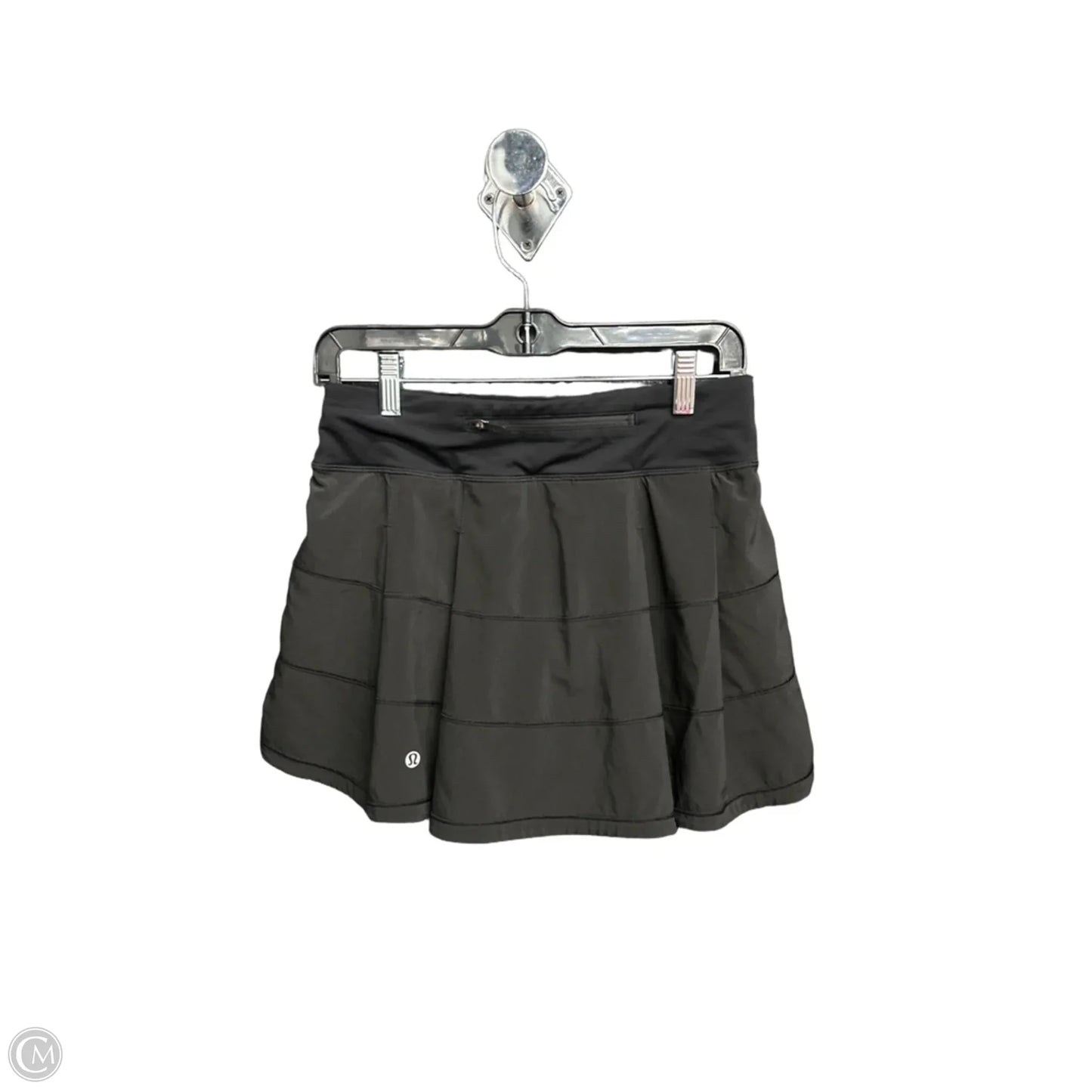 Athletic Skort By Lululemon In Black, Size: S