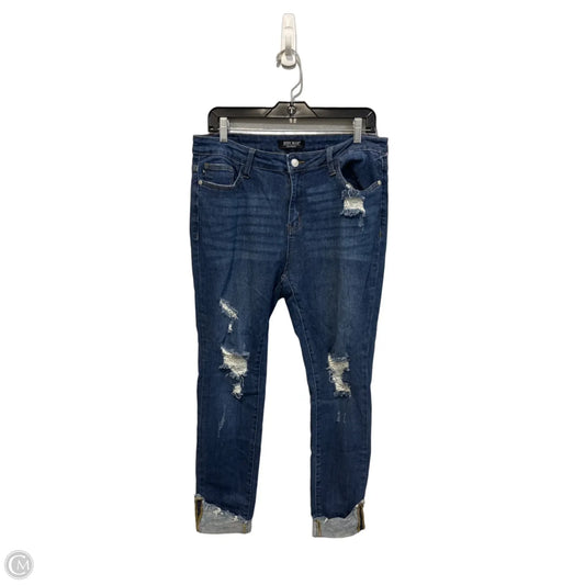 Jeans Straight By Judy Blue In Blue Denim, Size: 12