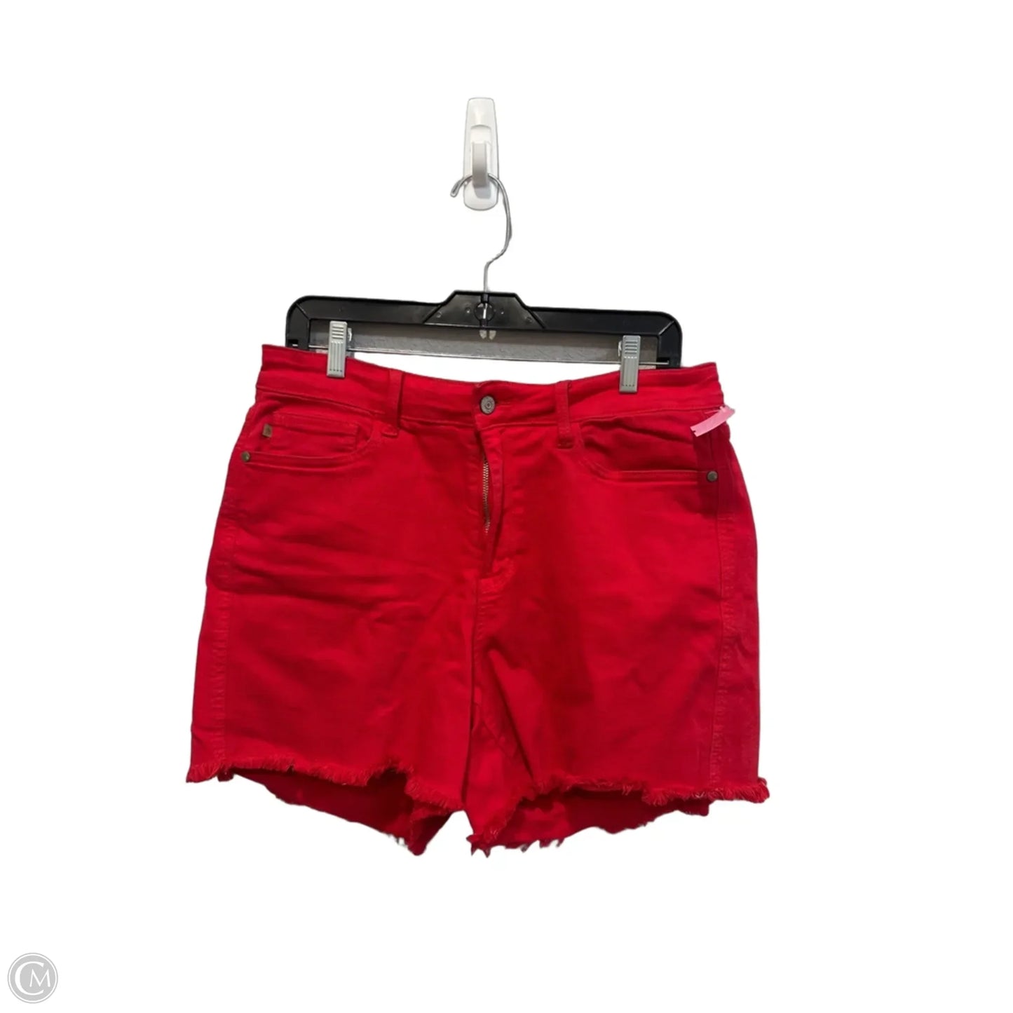 Shorts By Judy Blue In Red Denim, Size: 14