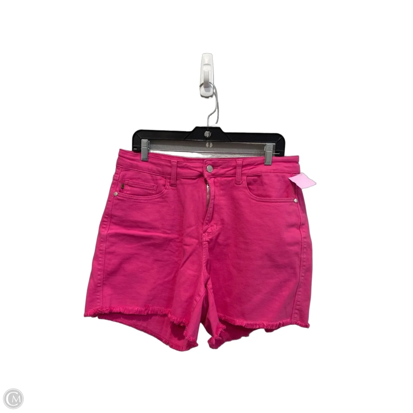 Shorts By Judy Blue In Pink Denim, Size: 14