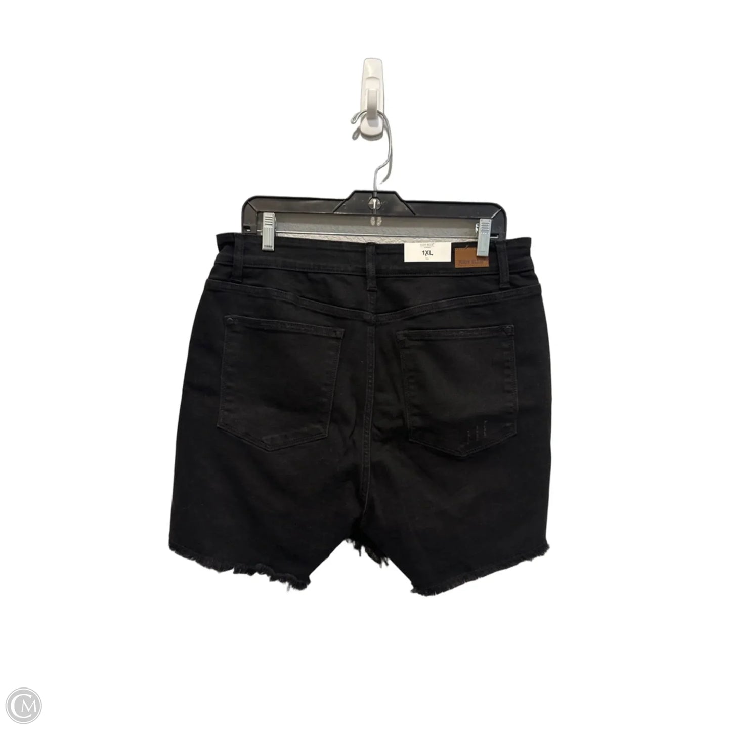 Shorts By Judy Blue In Black Denim, Size: 14