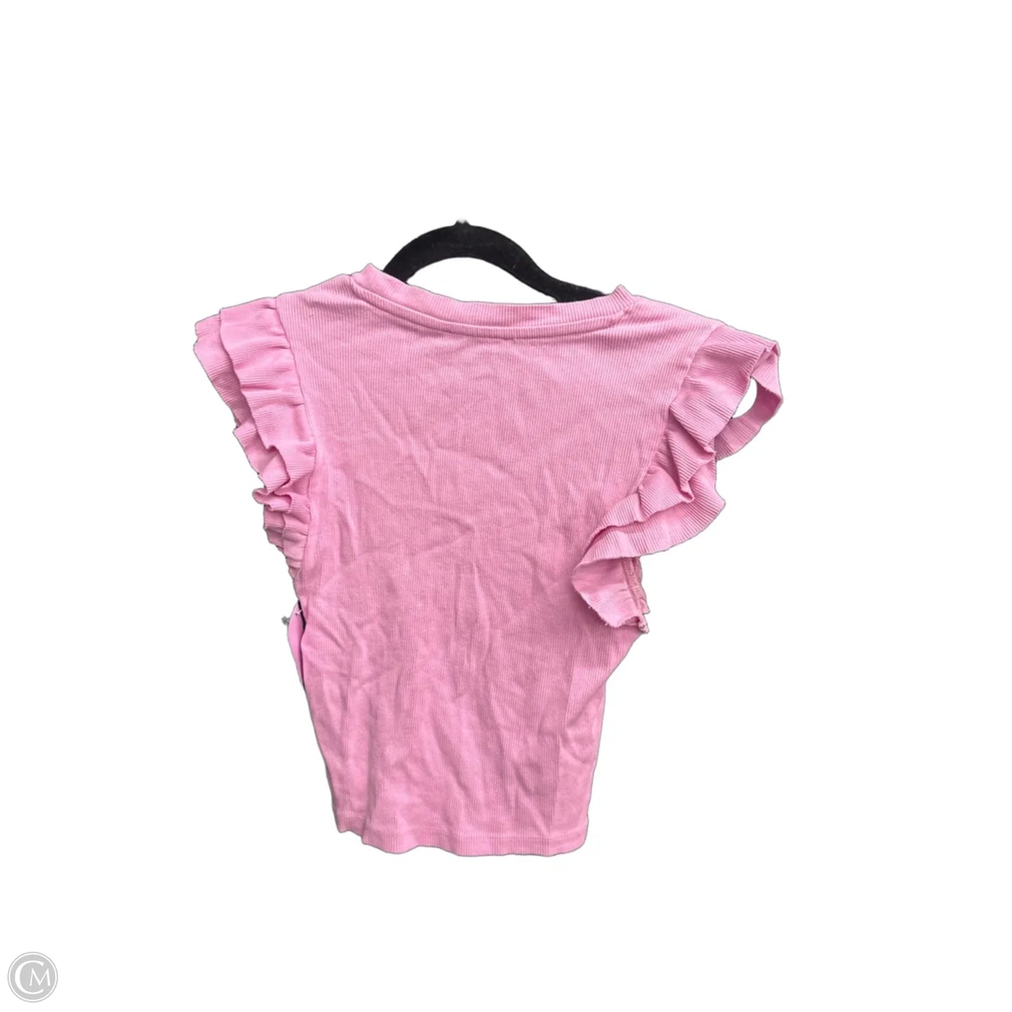 Top Sleeveless By Zara In Pink, Size: S