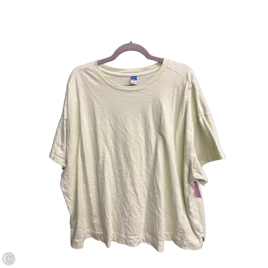 Top Short Sleeve Basic By Old Navy In Green, Size: 3x