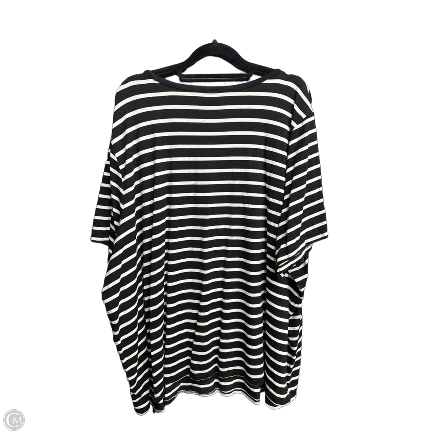 Top Short Sleeve By Old Navy In Striped Pattern, Size: 3x