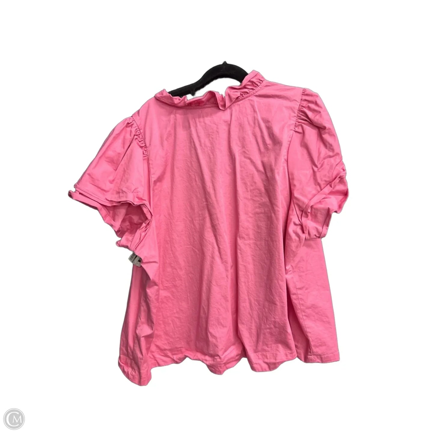 Top Short Sleeve By Crown And Ivy In Pink, Size: 3x