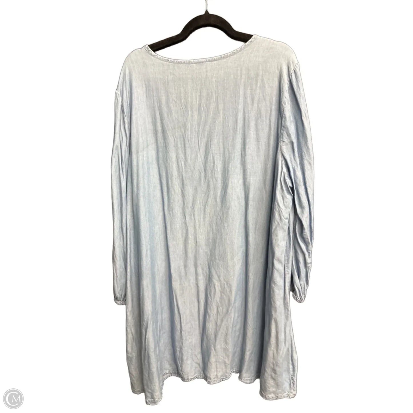 Dress Casual Midi By Old Navy In Blue Denim, Size: Xxl