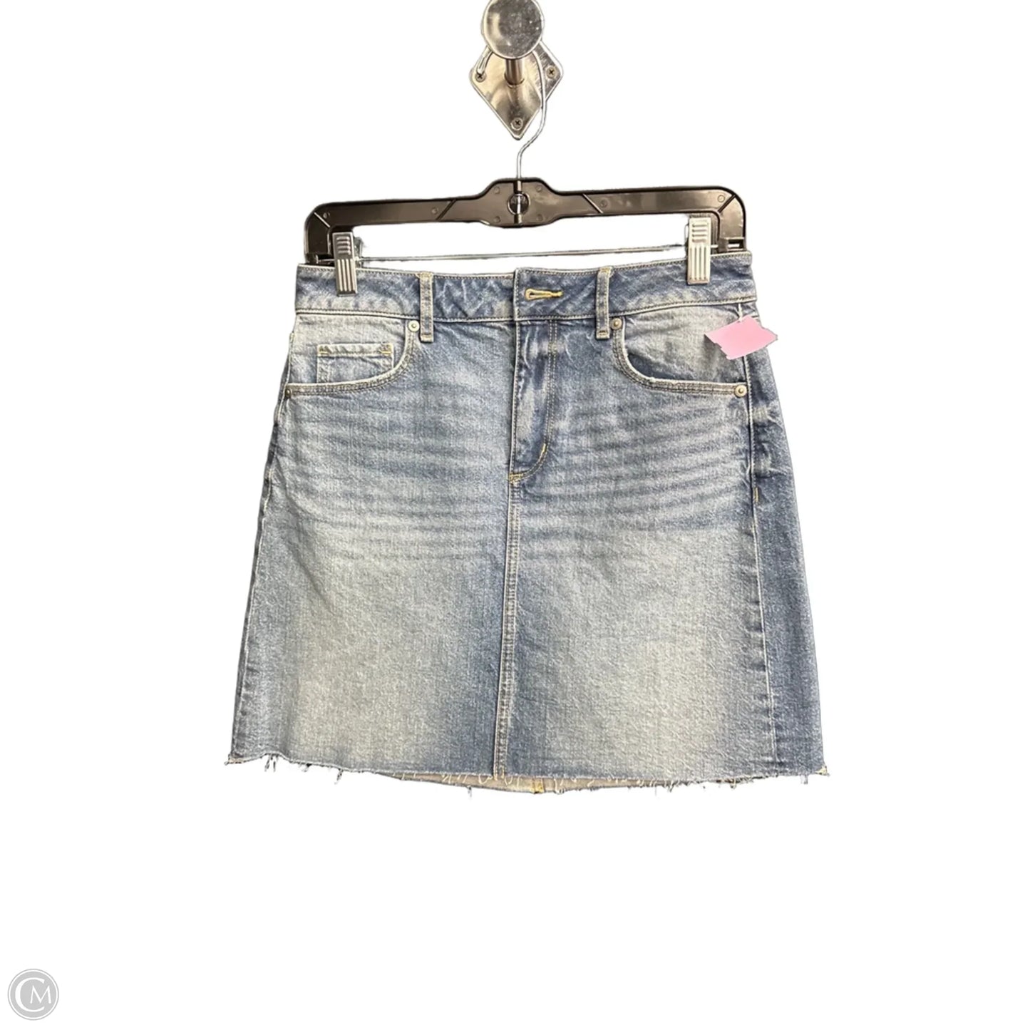 Skirt Mini & Short By Loft In Blue Denim, Size: 2