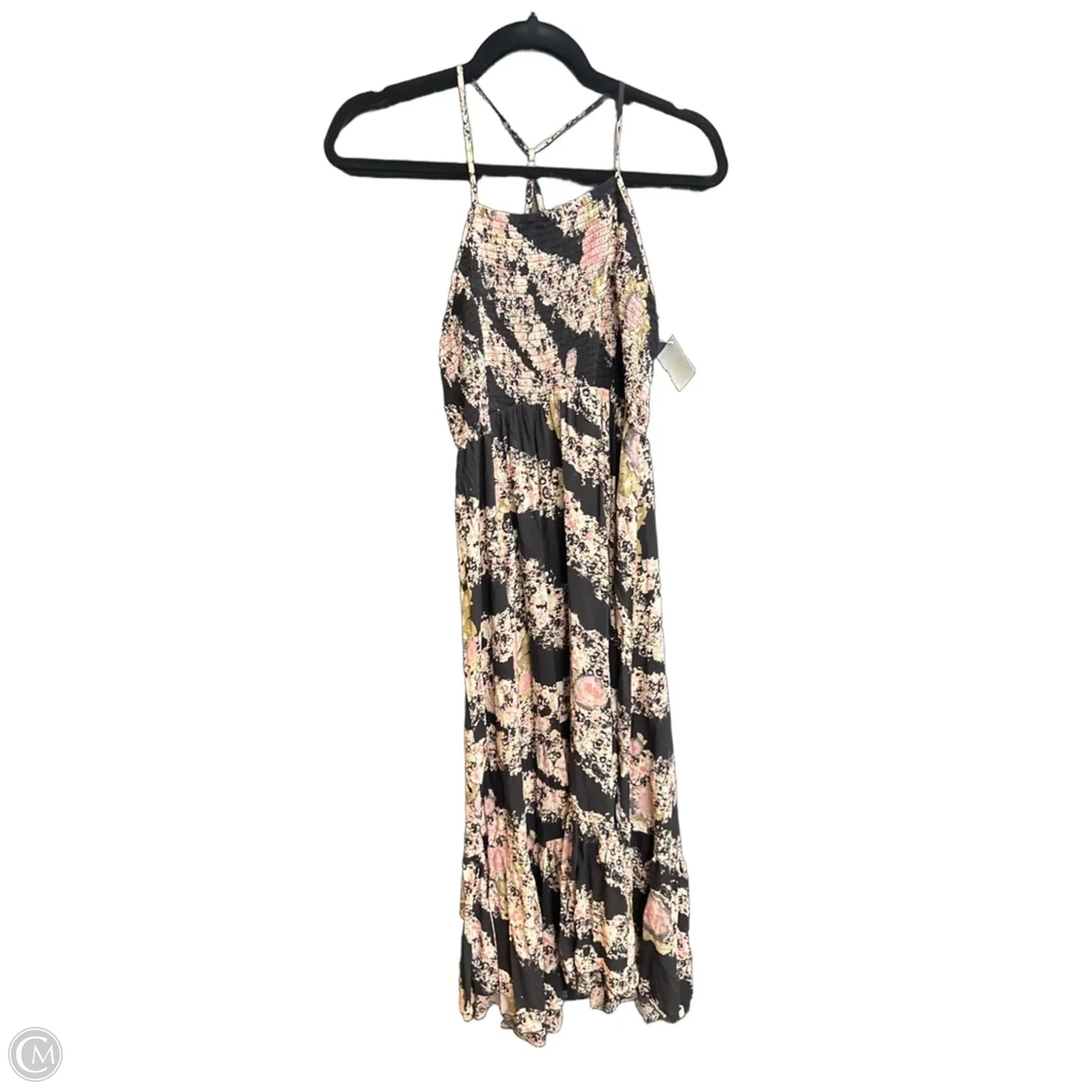 Dress Casual Maxi By Free People In Black & Pink, Size: S