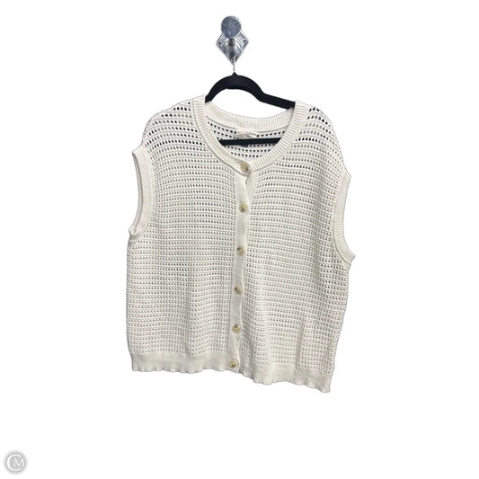Top Short Sleeve By Universal Thread In White, Size: L
