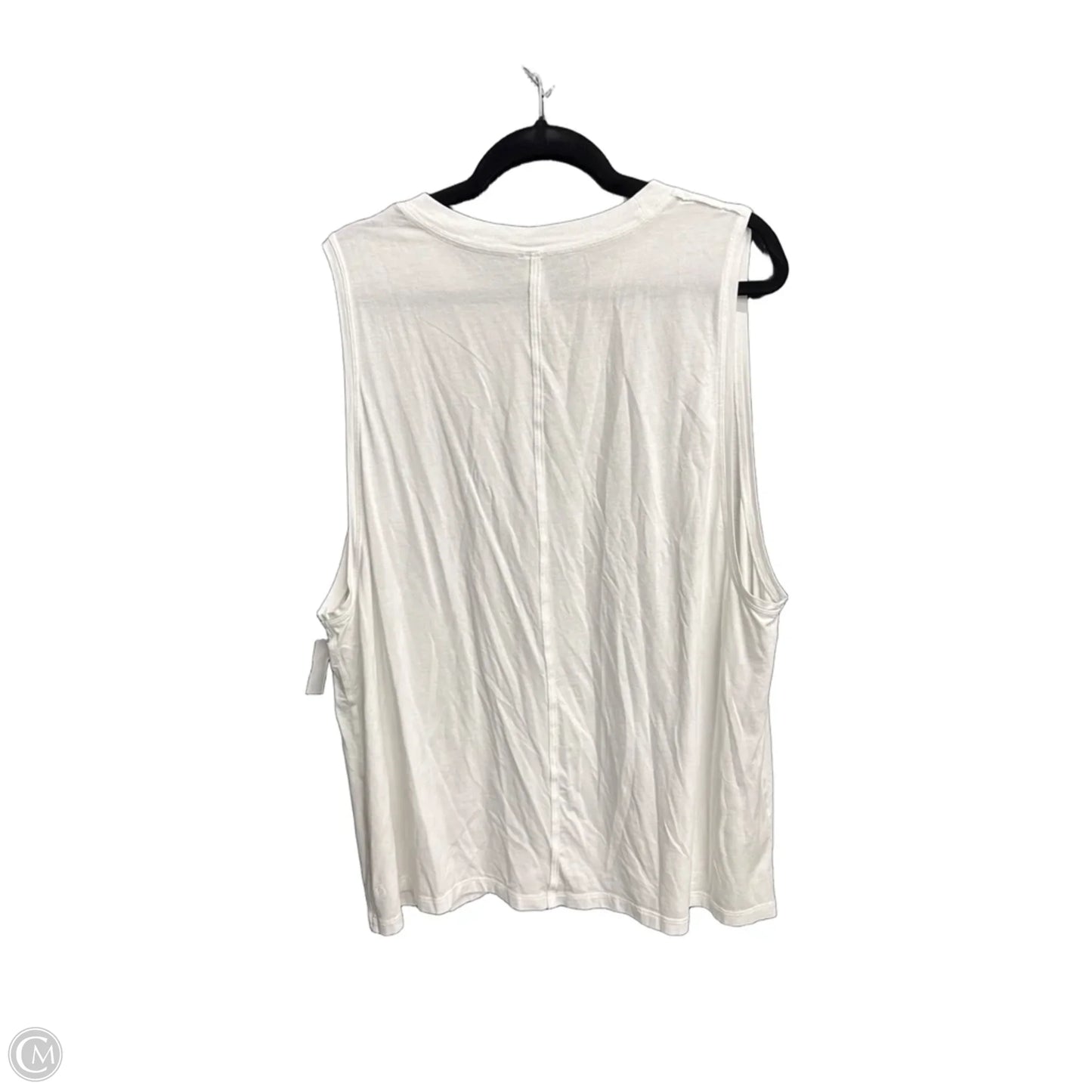 Athletic Tank Top By Lululemon In White, Size: 2x
