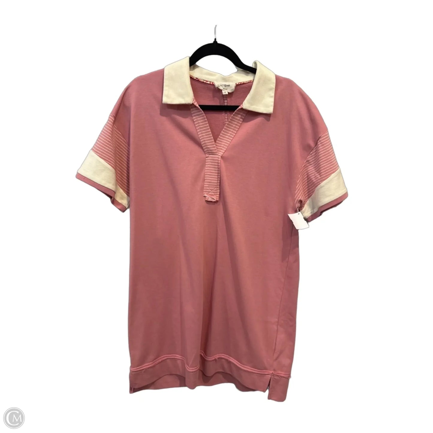 Dress Casual Midi By Umgee In Cream & Pink, Size: M