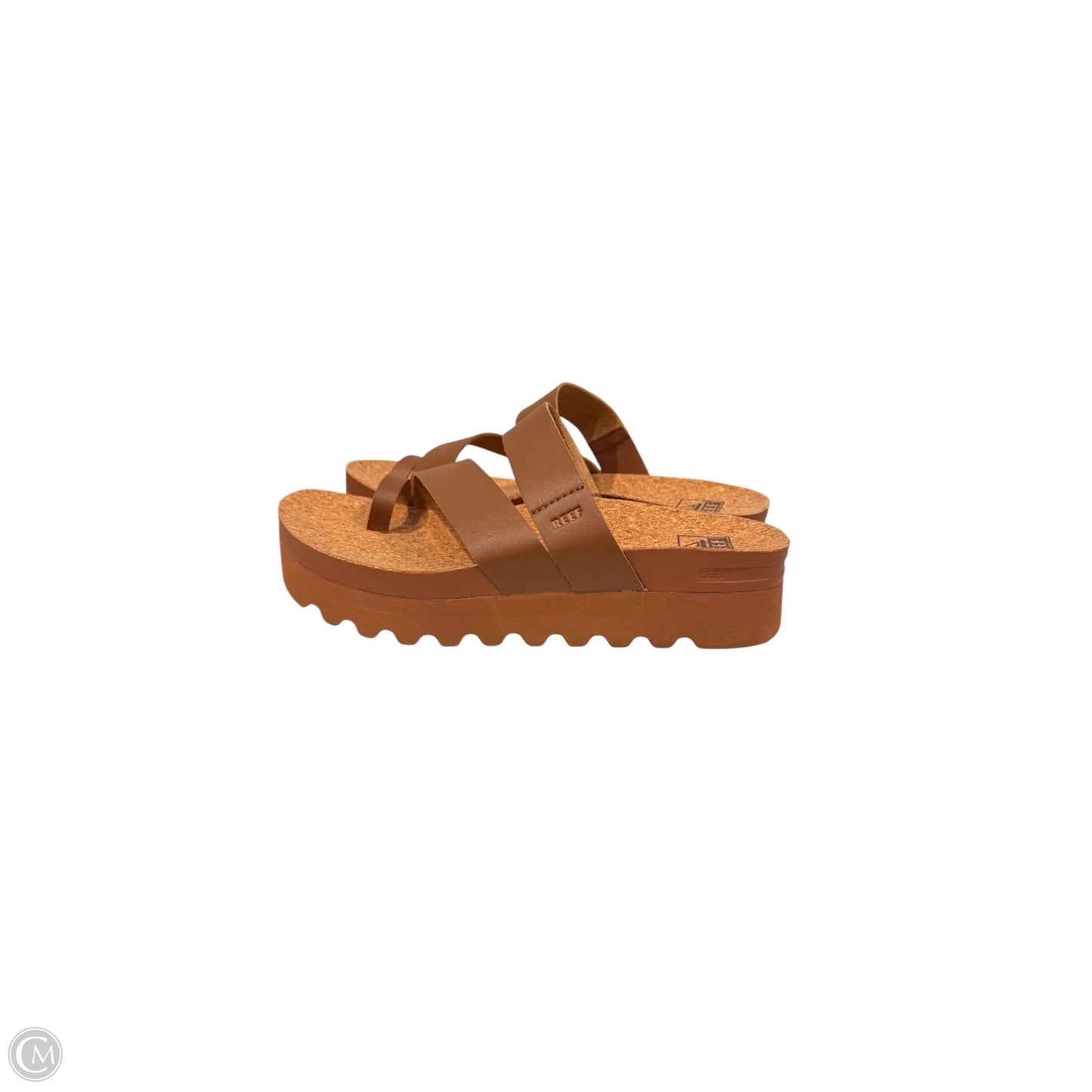Sandals Flats By Reef In Brown, Size: 8