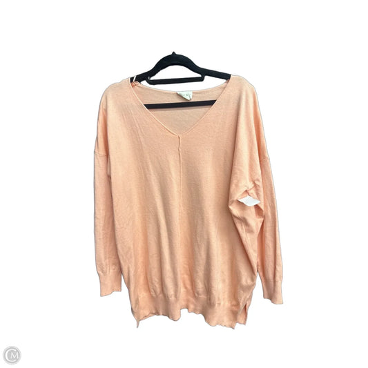 Top Long Sleeve By Ninexis In Orange, Size: S
