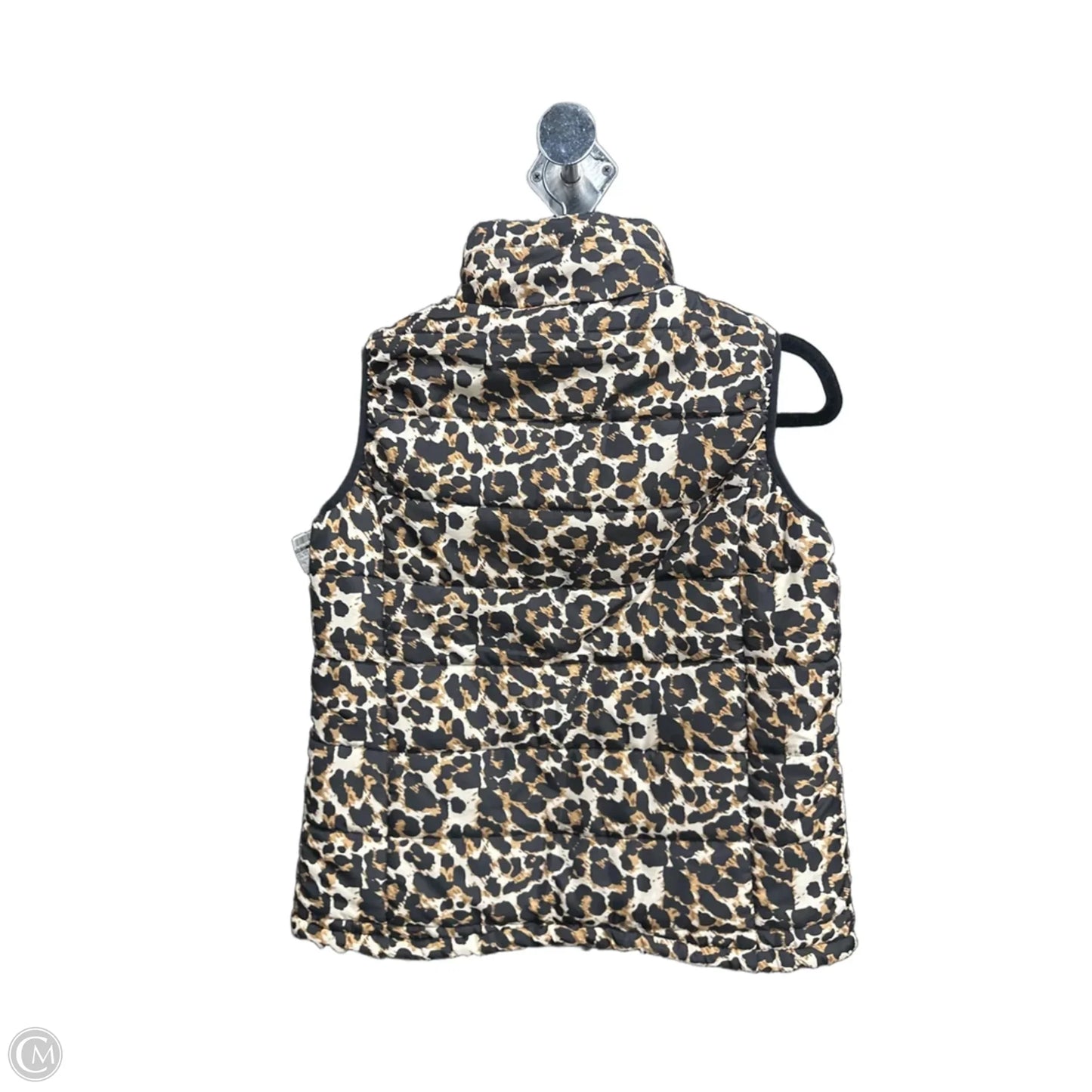Vest Puffer & Quilted By Pink Lily In Animal Print, Size: S