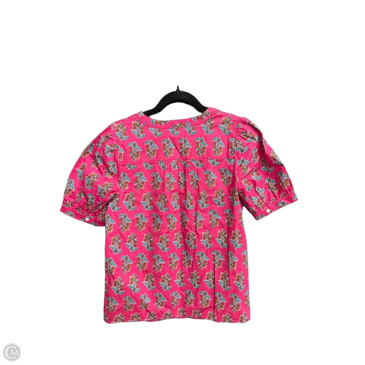Top Short Sleeve By J. Crew In Floral Print, Size: S