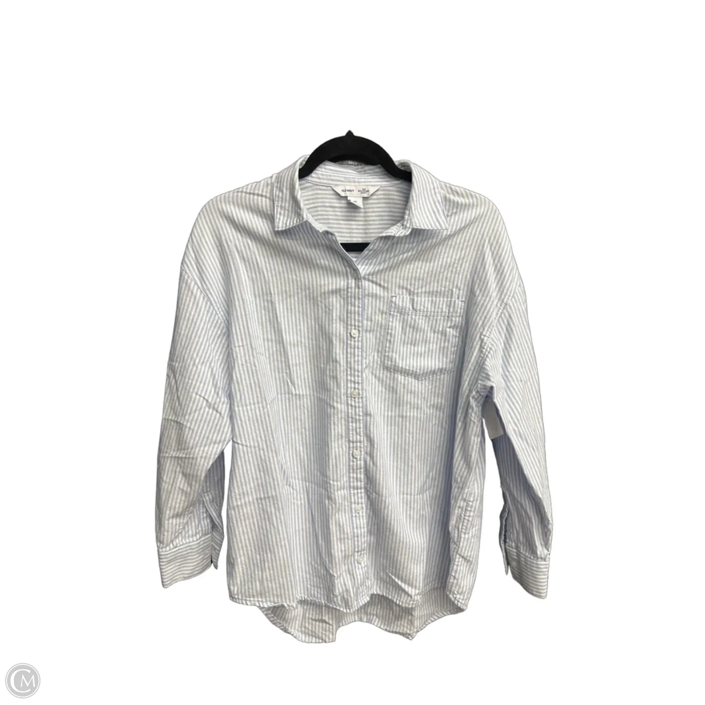 Top Long Sleeve By Old Navy In Striped Pattern, Size: Xs