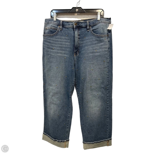 Jeans Wide Leg By Jessica Simpson In Blue Denim, Size: 12