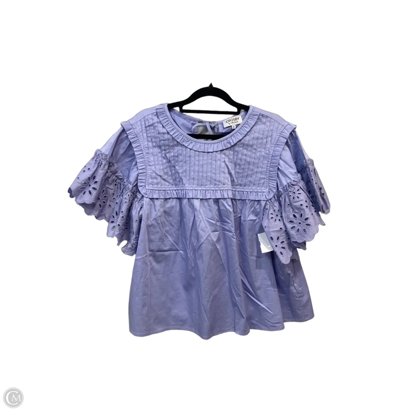 Top Short Sleeve By Crosby In Blue, Size: M