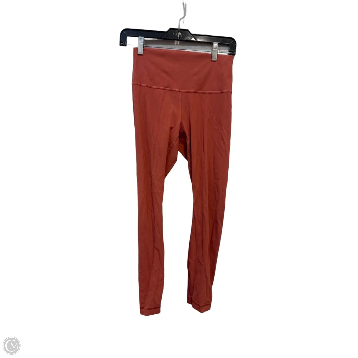Athletic Leggings By Lululemon In Orange, Size: S