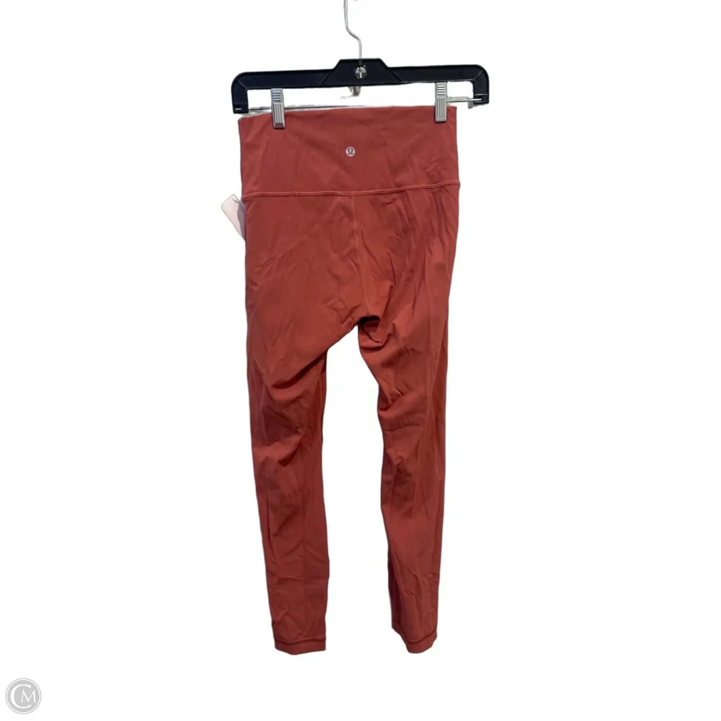 Athletic Leggings By Lululemon In Orange, Size: S