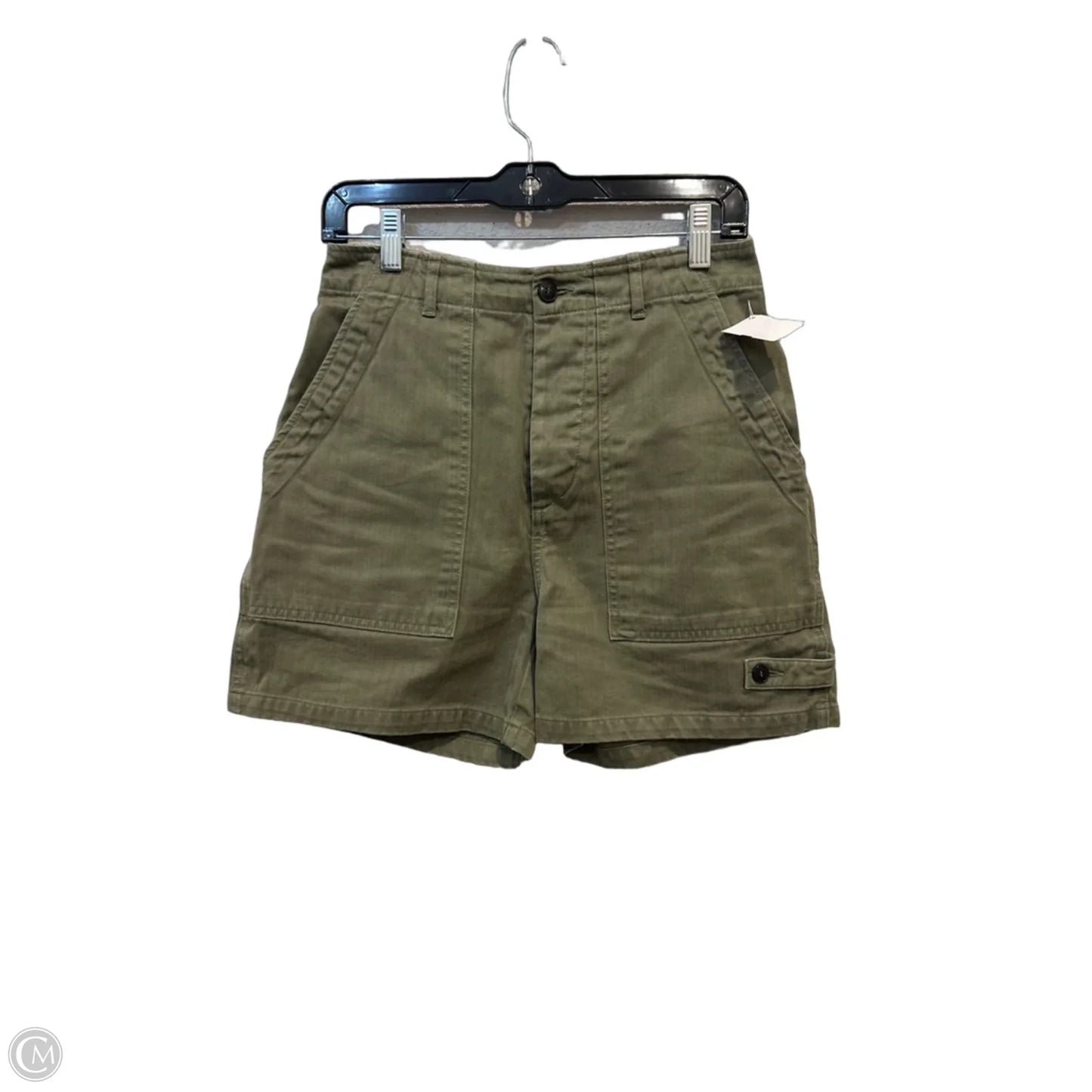 Shorts By Clothes Mentor In Green Denim, Size: 2