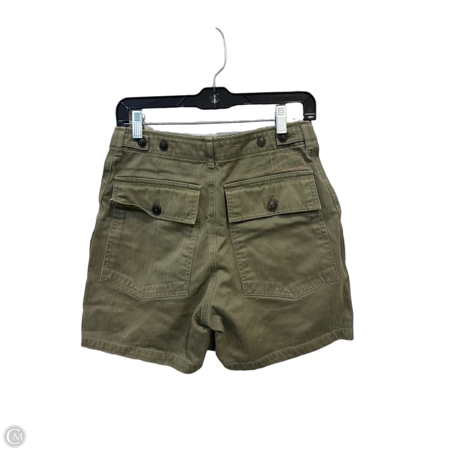 Shorts By Clothes Mentor In Green Denim, Size: 2