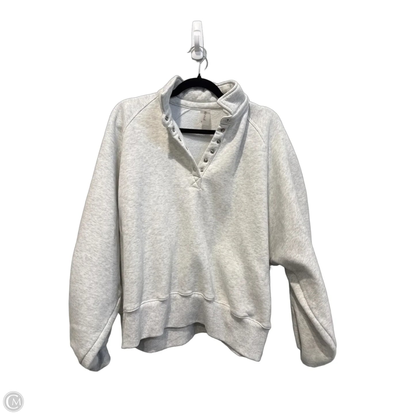 Sweatshirt Collar By As Revival In Grey, Size: Xl