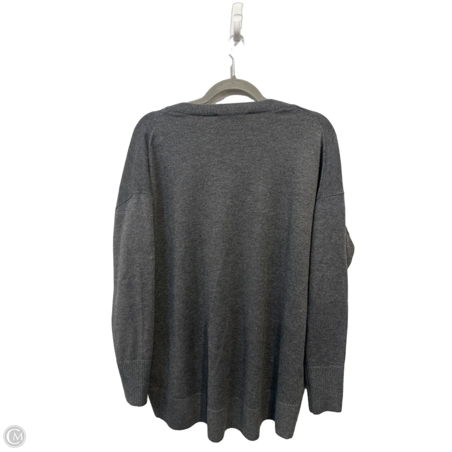 Top Long Sleeve By Loft In Grey, Size: S