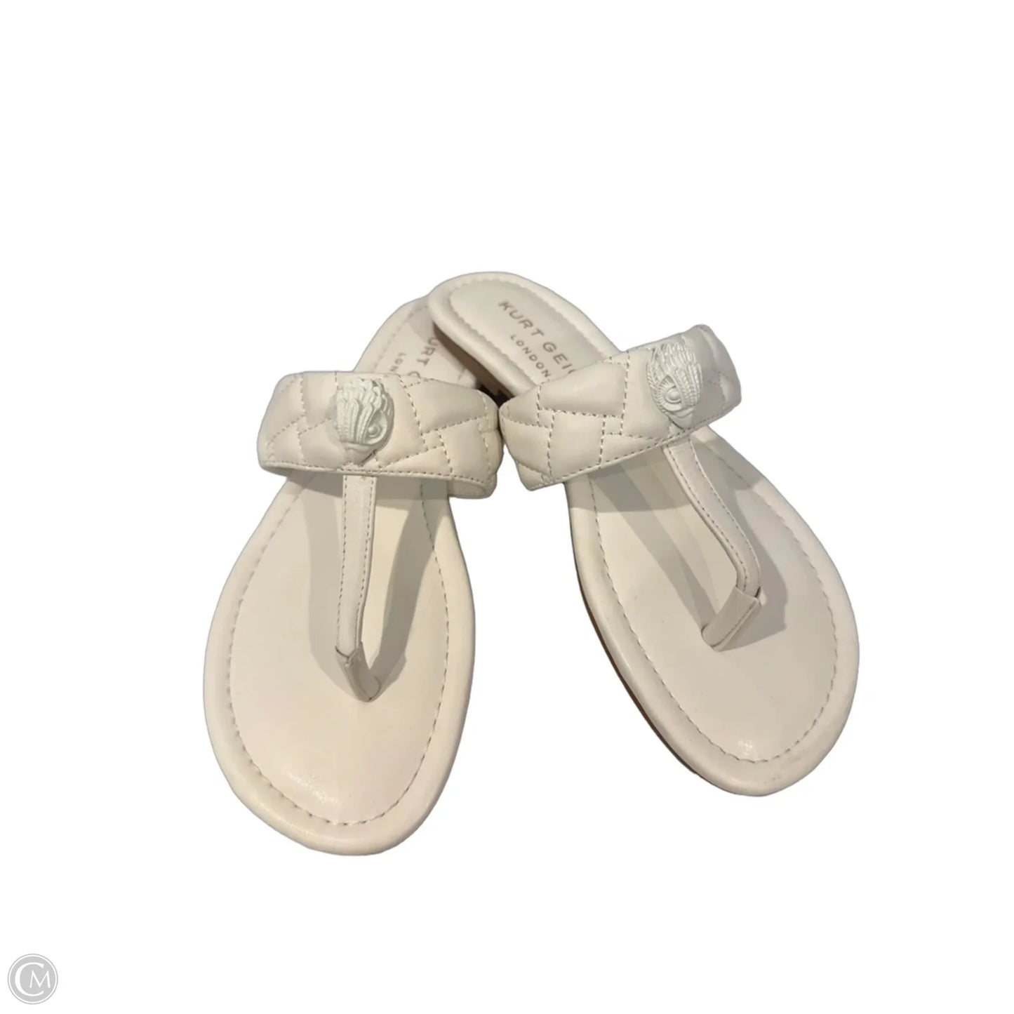 Sandals Designer By Kurt Geiger In White, Size: 6