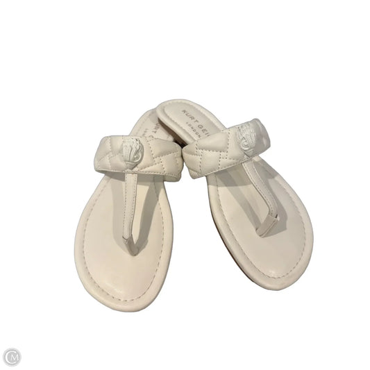 Sandals Designer By Kurt Geiger In White, Size: 6