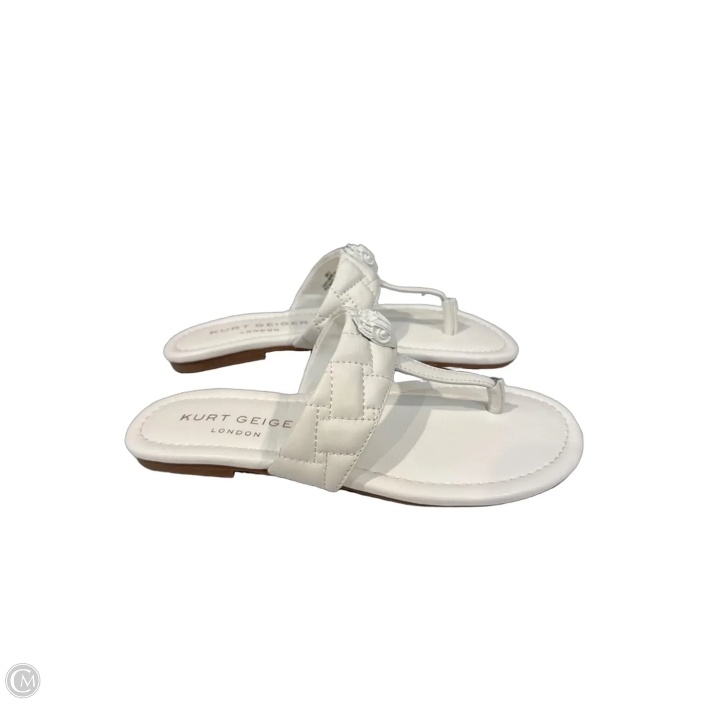 Sandals Designer By Kurt Geiger In White, Size: 6