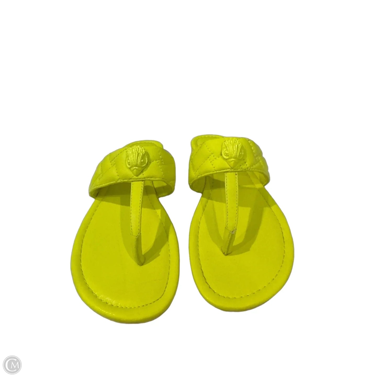 Sandals Designer By Kurt Geiger In Yellow, Size: 6