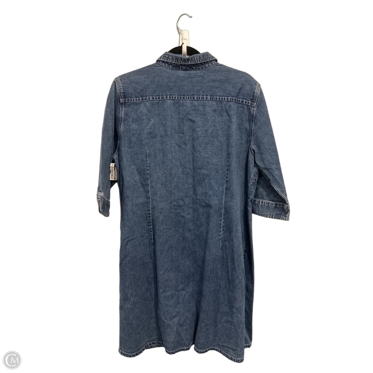 Dress Casual Midi By Clothes Mentor In Blue Denim, Size: Xl