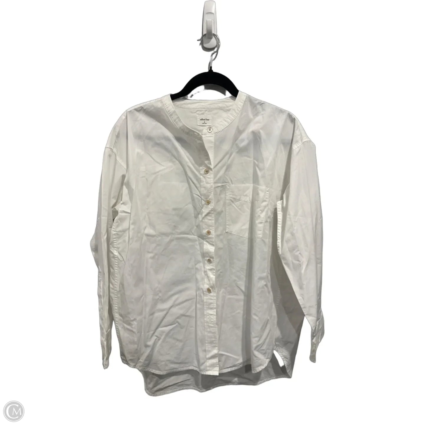 Top Long Sleeve By Clothes Mentor In White, Size: Xs