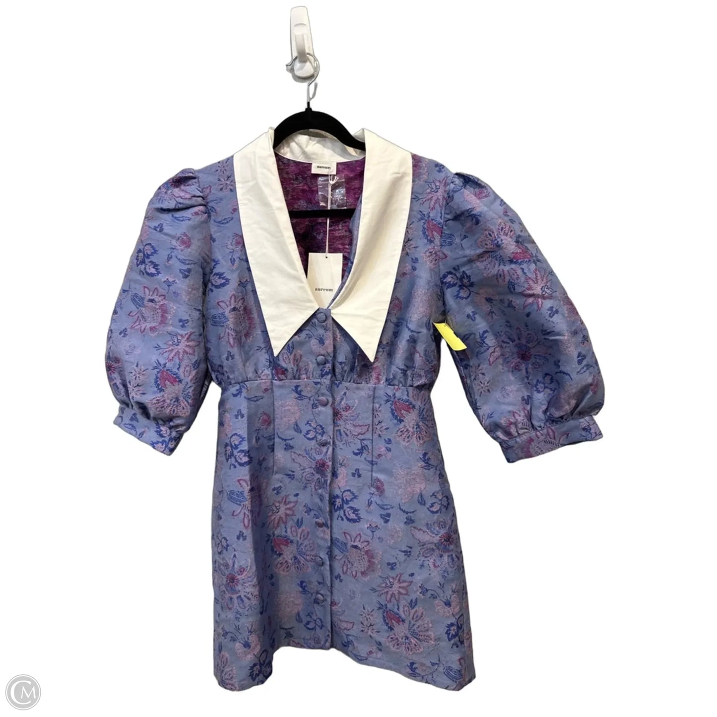 Dress Casual Short By Clothes Mentor In Blue & Purple, Size: S