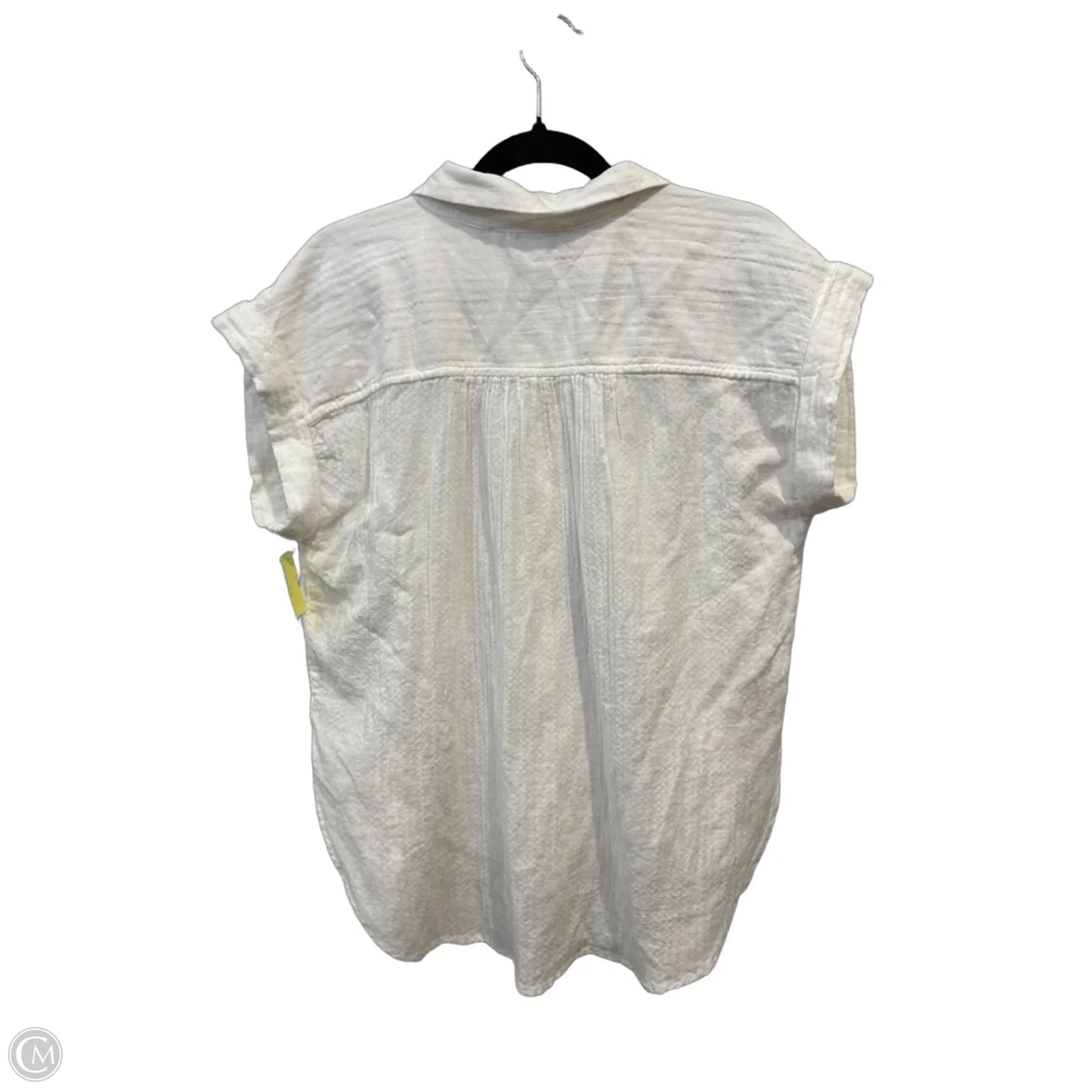 Top Short Sleeve By Loft In White, Size: Sp
