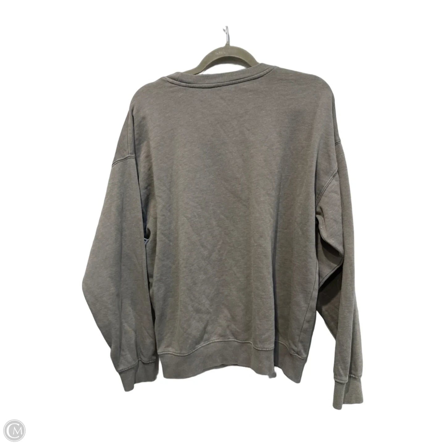 Sweatshirt Crewneck By Clothes Mentor In Grey, Size: S