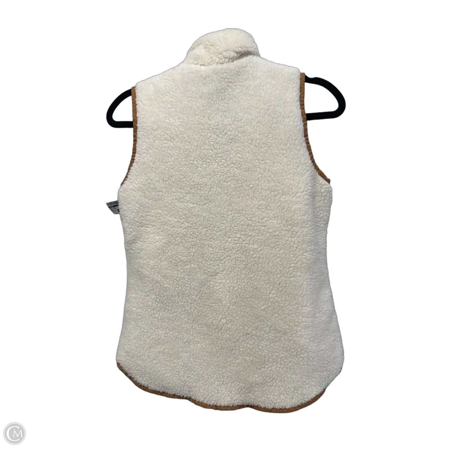 Vest Fleece By Old Navy In Brown & Cream, Size: Xs