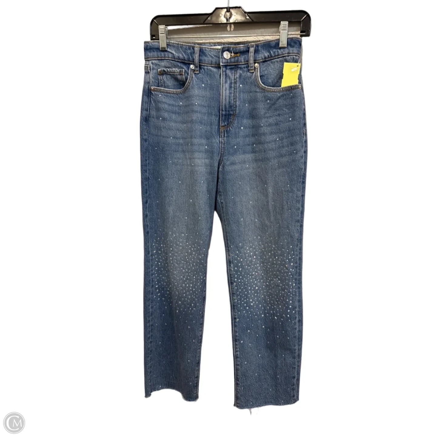 Jeans Straight By Loft In Blue Denim, Size: 0