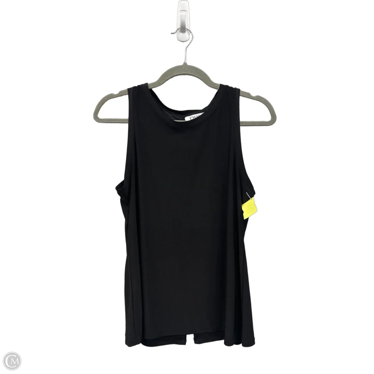 Top Sleeveless Basic By Chaus In Black, Size: M