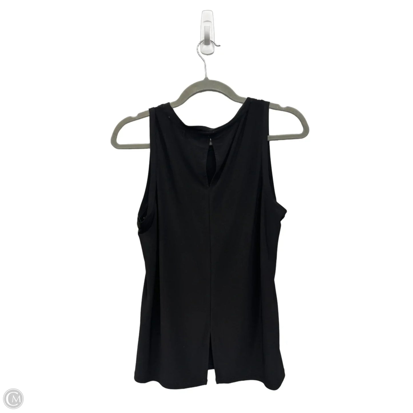 Top Sleeveless Basic By Chaus In Black, Size: M