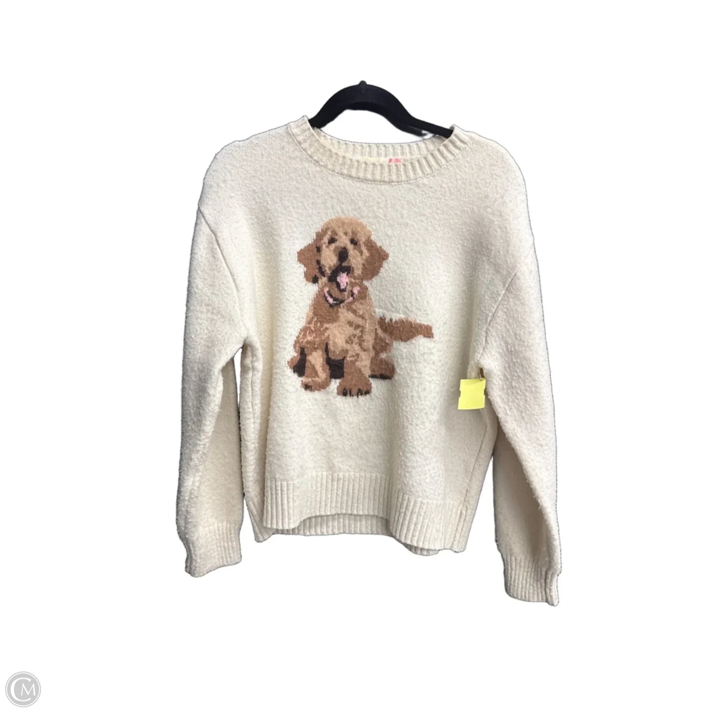 Sweater By Clothes Mentor In Cream, Size: S