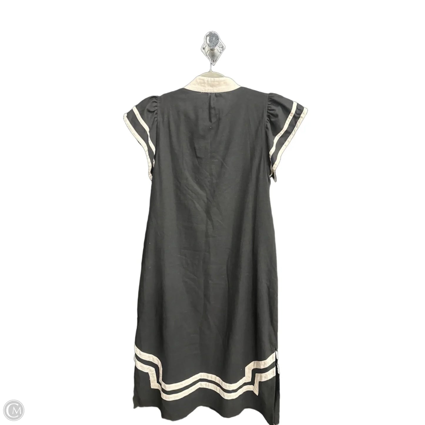 Dress Casual Maxi By Entro In Black & Cream, Size: L