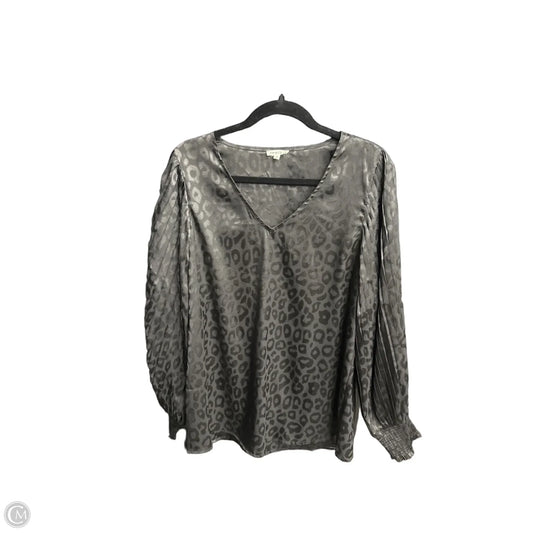 Top Long Sleeve By Jodifl In Animal Print, Size: S