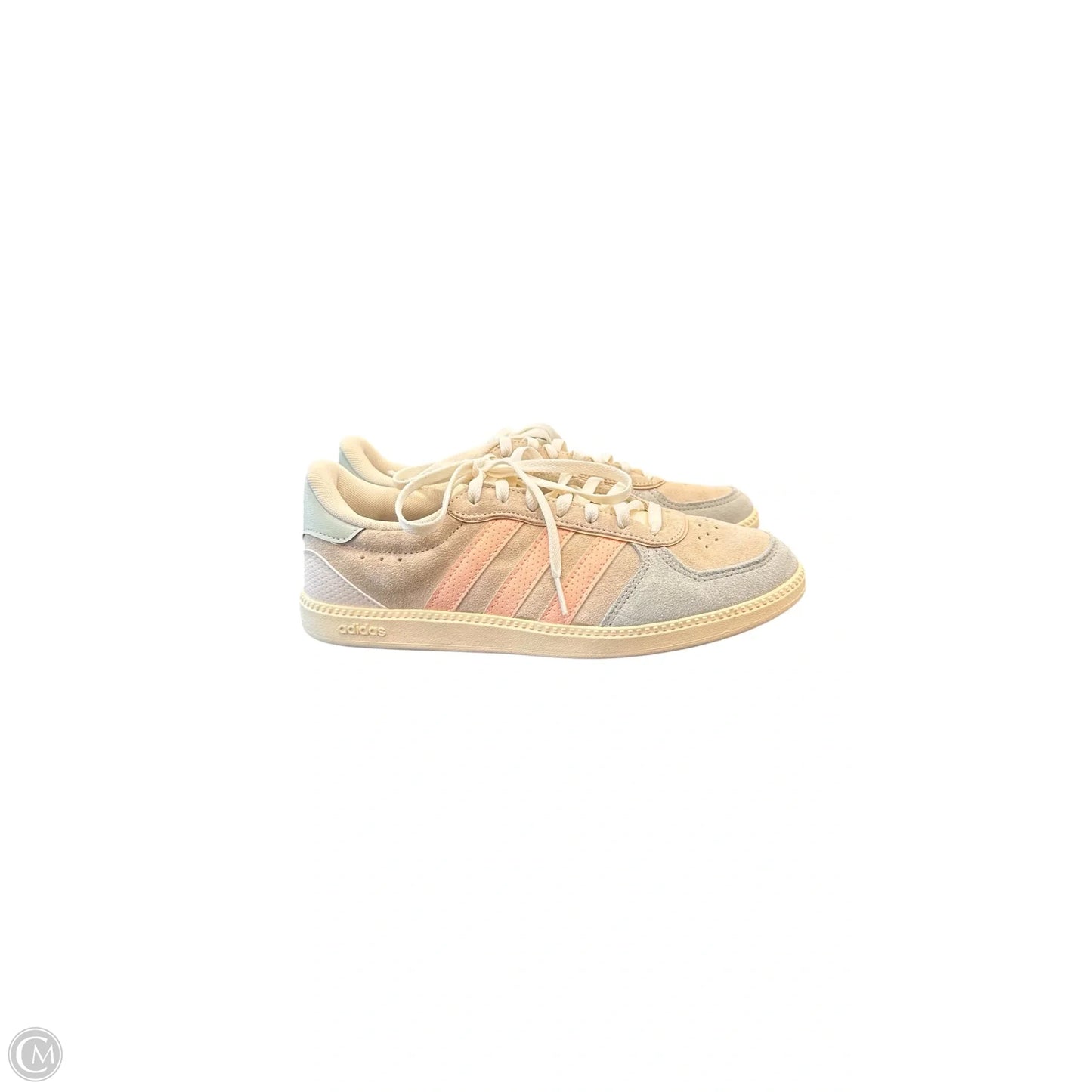 Shoes Sneakers By Adidas In Cream, Size: 8