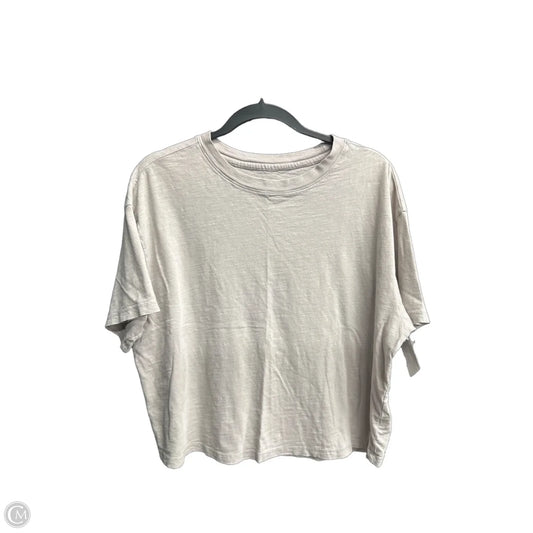 Top Short Sleeve Basic By Universal Thread In Grey, Size: L