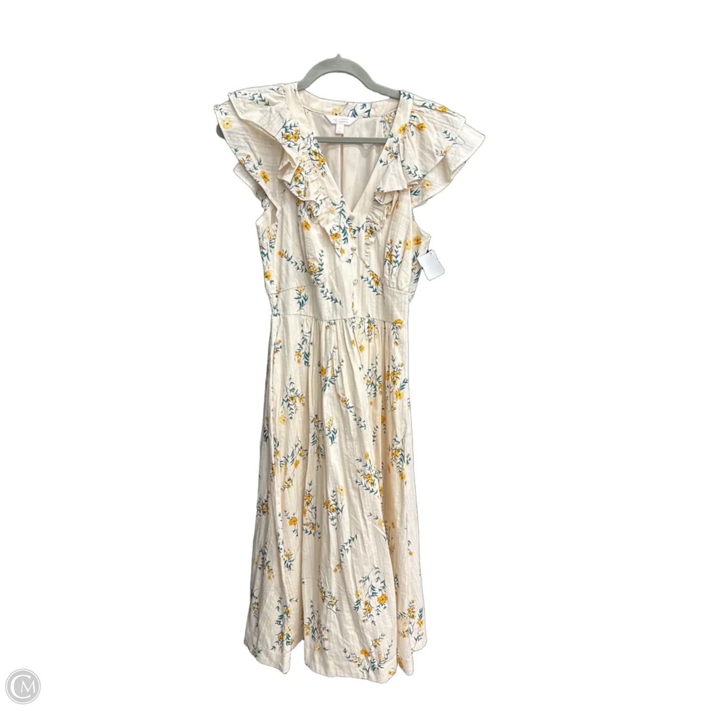 Dress Casual Maxi By Lc Lauren Conrad In Cream, Size: S